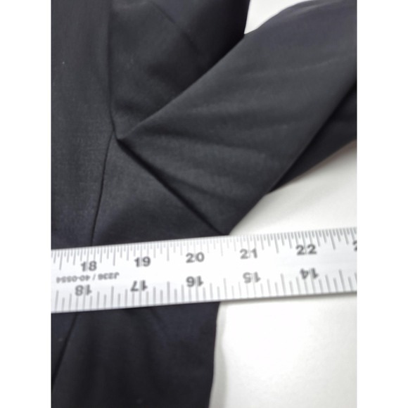 Roberto Zanieri Blazer Mens 40R Black Super 100s Wool Gold Buttons Italy NWT - Picture 8 of 11